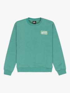 Детский джемпер Quicksilver из хлопкового микса с логотипом Quiksilver, Deep Sea