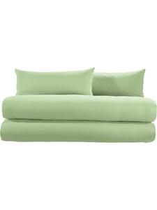 Erwin Müller Комплект постельного белья из жатой ткани, 4 предмета, цвет нефрит