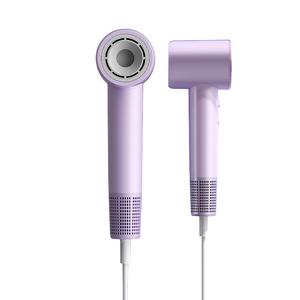 Фен 1600W с отрицательными ионами для ухода за волосами, термостат и быстрая сушка, высокоскоростная сушка, отрицательные ионы, высокая мощность GM02 ABP, лаванда