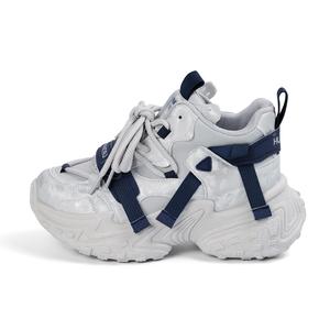 Модные массивные кроссовки Women's HUANQIU, серебро синий