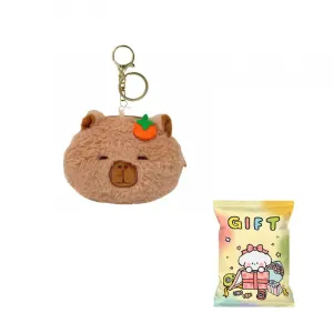 Кошелек капибара кукла плюшевый брелок высота 10см Brangdy