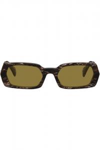 Retrosuperfuture Коричневые солнцезащитные очки 'l'altro'