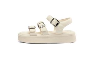 HLA Женские сандалии на одной застежке бежевые, цвет Beige