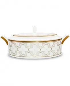Овощная чаша Trefolio с золотым покрытием, 67 унций. Noritake, gold
