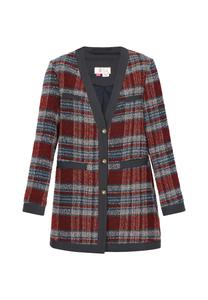 Блейзер IZIA, пыльно-синий/красный