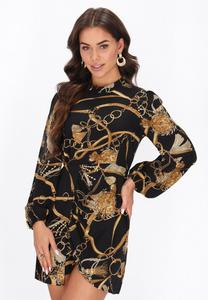 Платье faina Day dress, Black Multicolor/Black