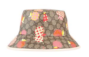 Панама Gucci с принтом, коричневый