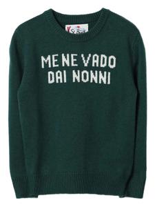 Свитер Дугласа MC2 Saint Barth Kids, зеленый