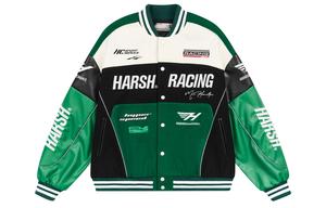 HARSH AND CRUEL бейсбольная куртка унисекс, Зеленый