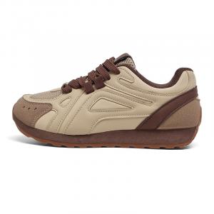 Дышащие и легкие женские низкие кеды Casual Shoes RENBEN, коричневый