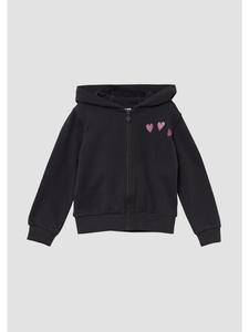 s.Oliver Толстовка-куртка 9866 темно-серого цвета