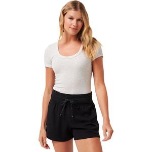 Облачная ребристая рубашка с коротким рукавом Travismathew, серый