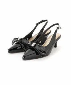 Ленточные туфли с задним ремнем Yosuke Usa, цвет Black