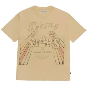 Футболка мужская Seeing Stars желтого цвета HONOR THE GIFT