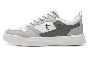 Прочные дышащие низкие кроссовки для скейтбординга, мужские, серо-зеленые QIAODAN, Gray Green