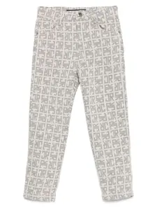 Джинсы с логотипом John Richmond Junior, серый