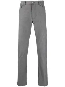 Прямые брюки Zegna, серый