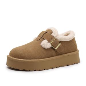 Термические короткие ботинки женские BINGO DUCK, коричневый