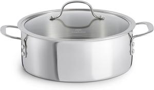 Calphalon Трехслойная посуда из нержавеющей стали, голландская печь, 4,7 л