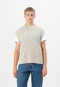 Джемпер Noisy May NMMARIE VEST UNISEX, Birch/Off-White