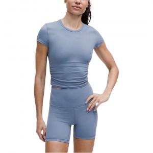 Футболка all it takes nulu женская Lululemon, Washed Denim/Wsdn