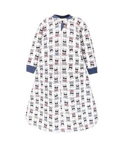 Высококачественная стеганая футболка с длинными рукавами для комфортного сна и ношения Hudson Baby, French dog