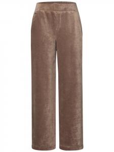 Street One Брюки из шелка коричневого цвета