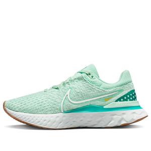 Кроссовки react infinity run flyknit 3 Nike, зеленый