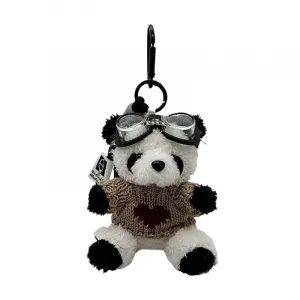 Милая плюшевая подвеска в виде панды 10 см ZOCO, Space Mirror Coffee Heart Bear