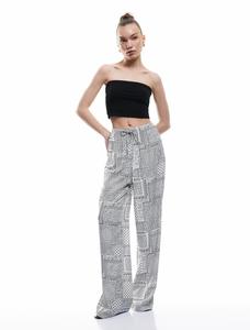 Брюки свободного кроя Koton, черный