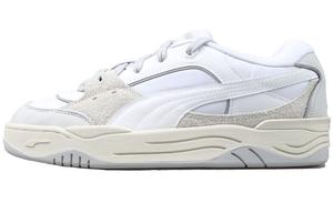 Кожаные кроссовки Puma 180 для скейтбординга унисекс, белый/серый