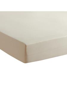 Traumschlaf Детская простыня на резинке из тонкого трикотажа натурального цвета
