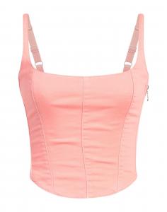 Топ Patrizia Pepe, лососево-розовый