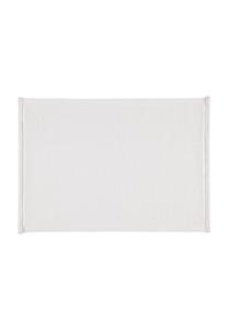 Белая банная циновка plain weiss - 01 Rhomtuft