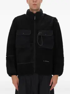 Куртка на молнии из ворсовой ткани and Wander, черный
