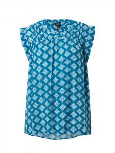 Блузка в бензиновом цвете Ulla Popken