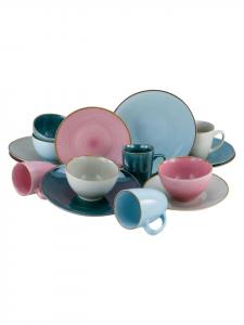 Набор столовых приборов CreaTable Cosy DAY из 16 предметов, разноцветный CreaTable