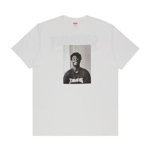 Футболка Supreme x Thrasher Harold Tee White, белый