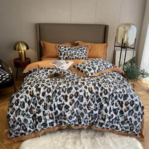 FGDSEEEKJUFHH Комплект постельного белья из хлопка с абстрактным геометрическим принтом