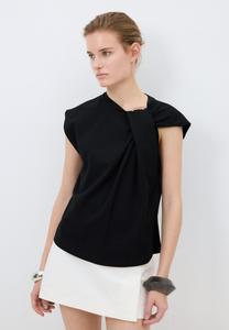 Блуза KNOT DETAILED - Basic T-shirt adL, черный