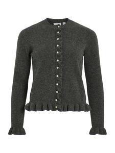 Вязаный кардиган VILA VIJACIA, темно-серый