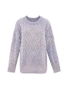 Женский свитер в цвете СИНИЙ С БЕЛЫМ ОТТЕНКОМ myMo