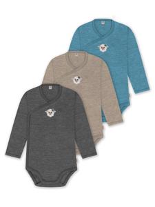 Комбинезон/боди normani, серо-коричневый/графитовый