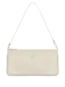 Клатч на молнии с логотипом Courrèges, нейтральный