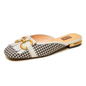 Женские сандалии с обтягивающим носком, устойчивые к истиранию XICUNMINGWU, Ecru