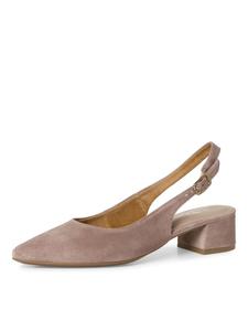 Tamaris Туфли-лодочки с открытой пяткой бежевого цвета