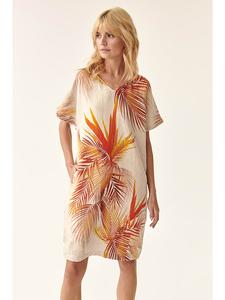 Длинное платье TATUUM Leinen, бежевый