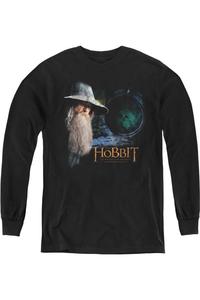 Футболка с длинным рукавом The Hobbit The Door Youth Gildan, черный
