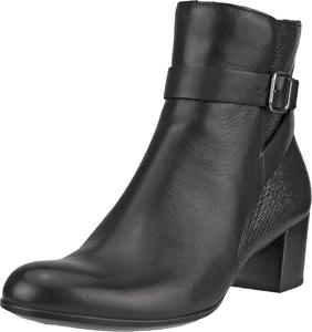 Женские ботильоны ECCO с классической пряжкой 35 мм, Black/Black