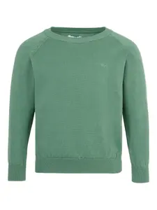 Хлопковый свитер с рукавами реглан Mayoral, зеленый